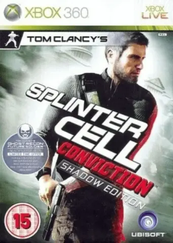Xbox 360 Tom Clancy's Splinter Cell: Conviction omslag
