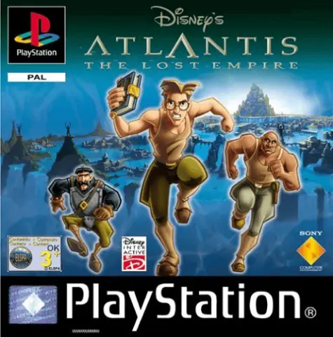 PS1 Disney's Atlantis: The Lost Empire cover