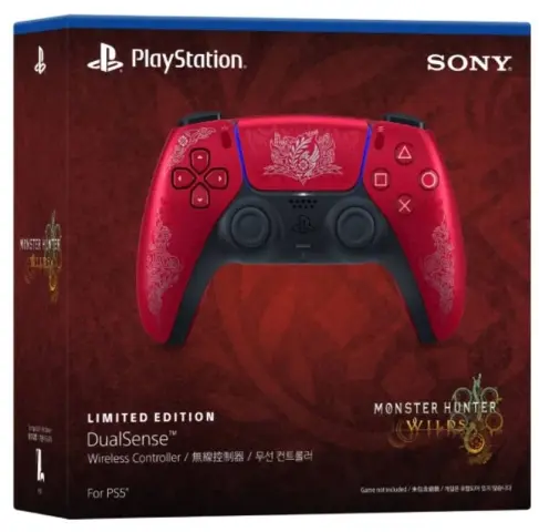 PS5 PlayStation 5 DualSense Wireless Controller - Monster Hunter Wilds Limited Edition cover