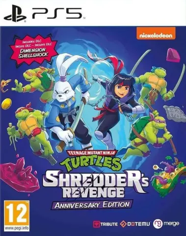 PS5 Teenage Mutant Ninja Turtles: Shredder's Revenge - Anniversary Edition omslag