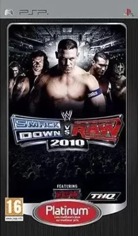PSP WWE SmackDown vs. Raw 2010 omslag