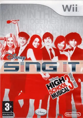 Wii Disney Sing It: High School Musical 3 - Senior Year omslag