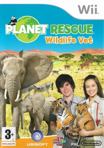 Wii Planet Rescue: Wildlife Vet omslag