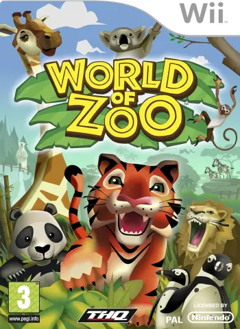 Wii World of Zoo omslag