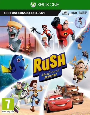 Xbox One Rush: A Disney Pixar Adventure omslag