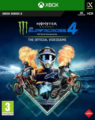 Xbox Series X Monster Energy Supercross 4 - The Official Videogame cover